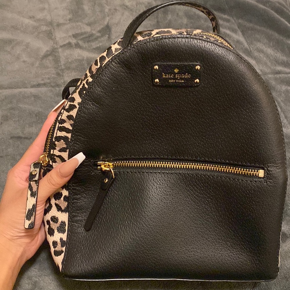 KATE SPADE - Leopard print backpack
